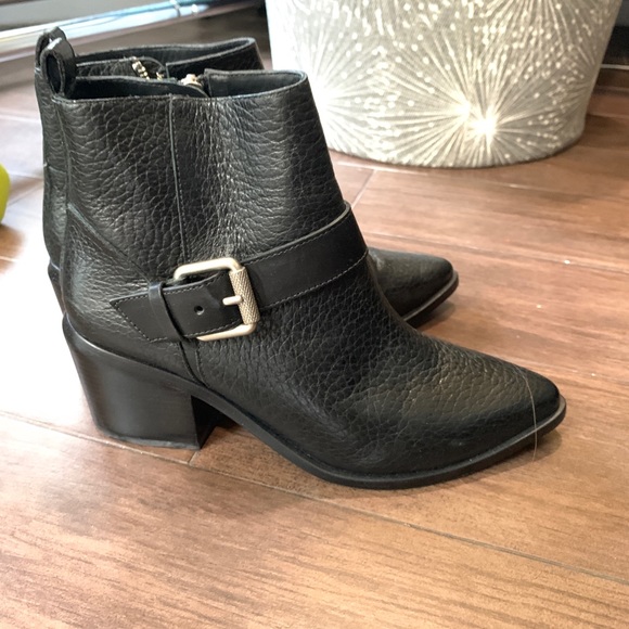 All Saints Shoes - Black all saints ankle bootie with buckle size 8